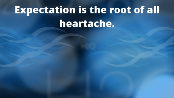 Download Books Expectation is the root of all heartache Free